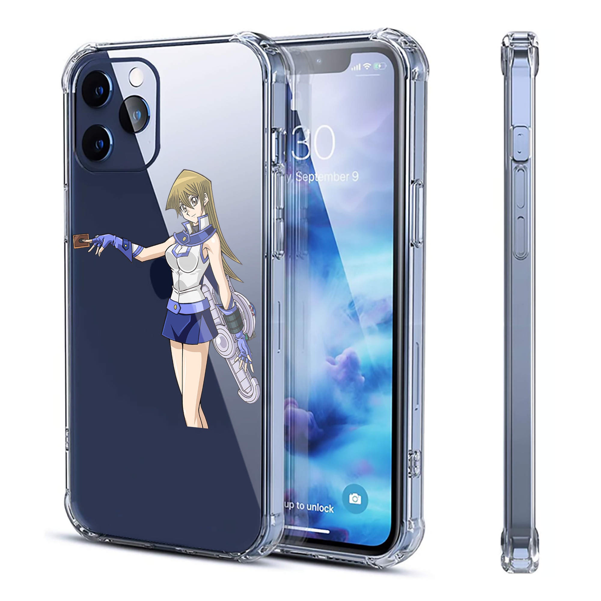 （画像用） 遊☆戯☆王 Yu-Gi-Oh! 【iPhone 12シリーズ対応】透明スマホケース（クリアソフトケース）